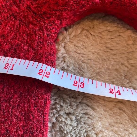 Ricki's Red Blend Tunic Sweater, Size L - Picture 5 of 11